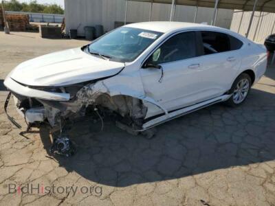 2017 Chevrolet IMPALA LT, белый — VIN 2G1105S36H9142808, Copart