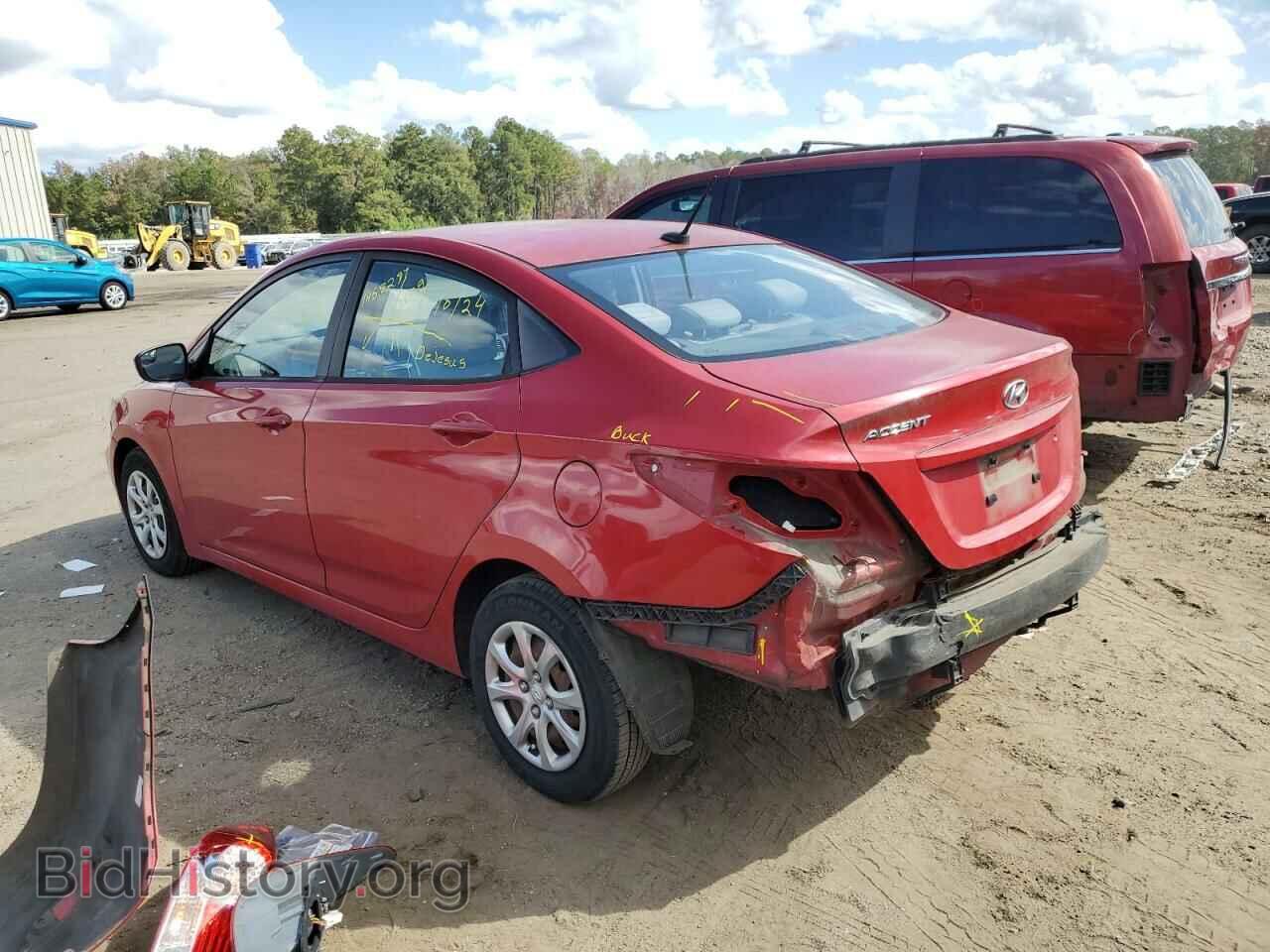 2014 HYUNDAI ACCENT - VIN: KMHCT4AE0EU697848 - Фото 2