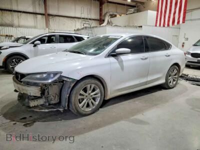 2015 Chrysler 200 Limited, белый — VIN 1C3CCCAB2FN653239, Copart