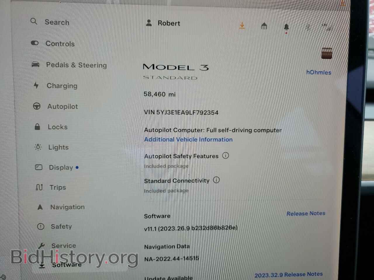2020 TESLA MODEL 3 - VIN: 5YJ3E1EA9LF792354 - Фото 9