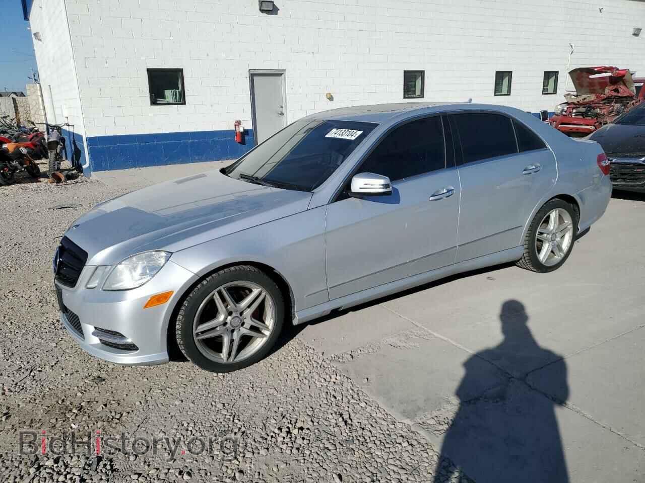 Photo WDDHF8JB4DA771504 - MERCEDES-BENZ E-CLASS 2013
