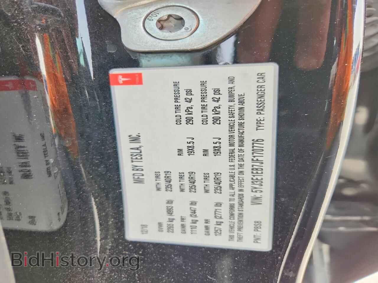 2018 TESLA MODEL 3 - VIN: 5YJ3E1EB7JF170776 - Photo 13