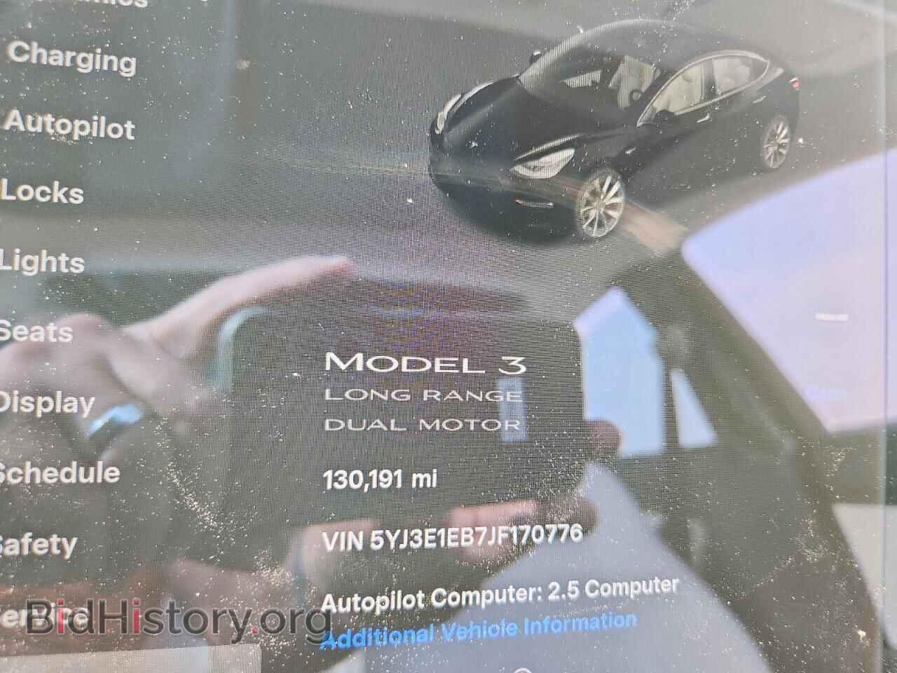 2018 TESLA MODEL 3 - VIN: 5YJ3E1EB7JF170776 - Photo 9
