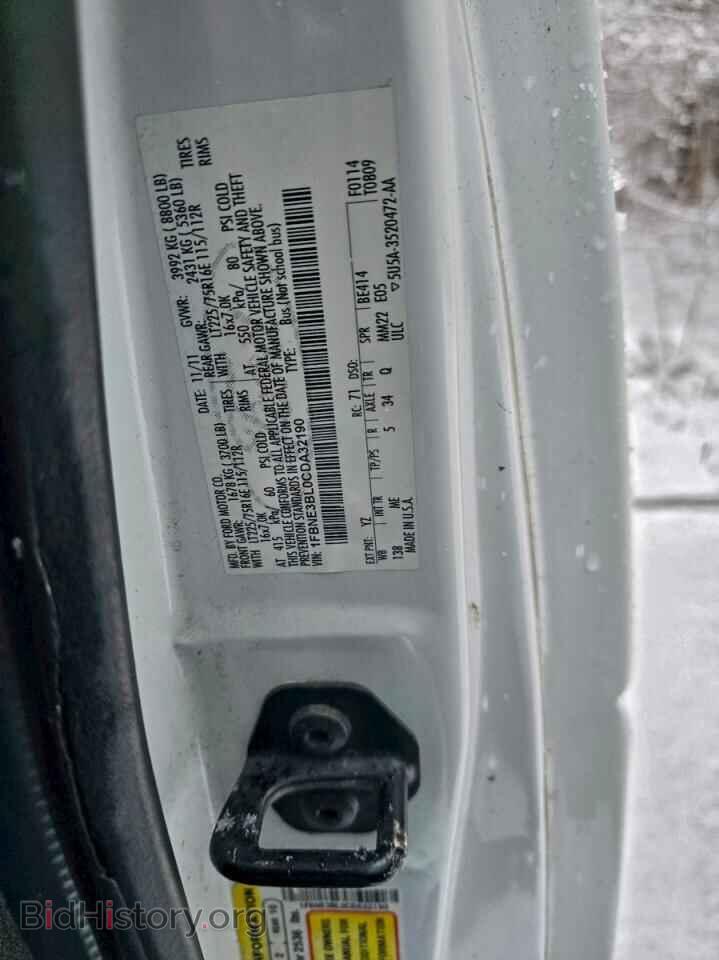 2012 FORD ALL Models - VIN: 1FBNE3BL0CDA32190 - Фото 10