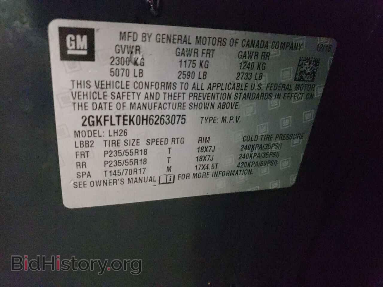 2017 GMC TERRAIN - VIN: 2GKFLTEK0H6263075 - Photo 13