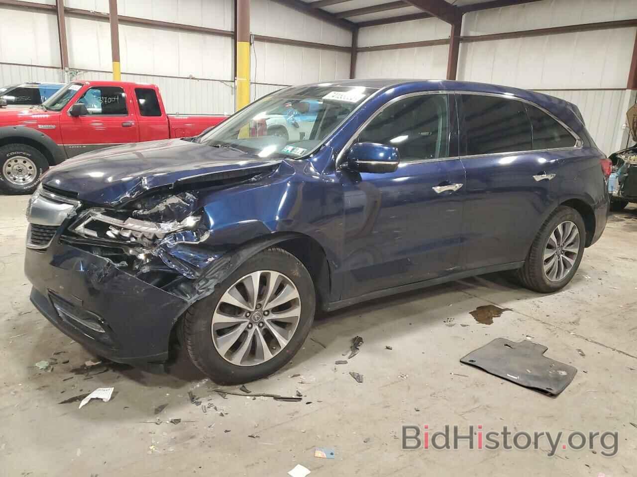 Photo 5FRYD3H49EB005074 - ACURA MDX 2014