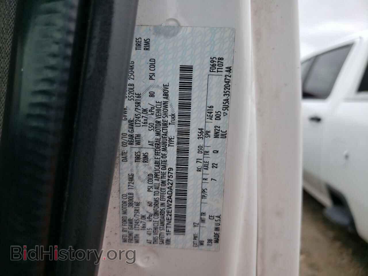 2010 FORD ALL Models - VIN: 1FTNE2EW2ADA27579 - Photo 13