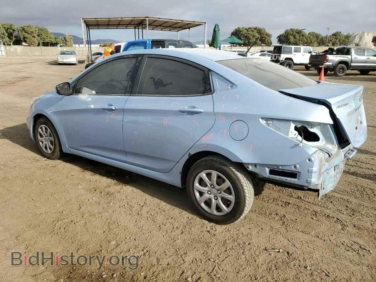 2014 HYUNDAI ACCENT - VIN: KMHCT4AE7EU682635 - Фото 2
