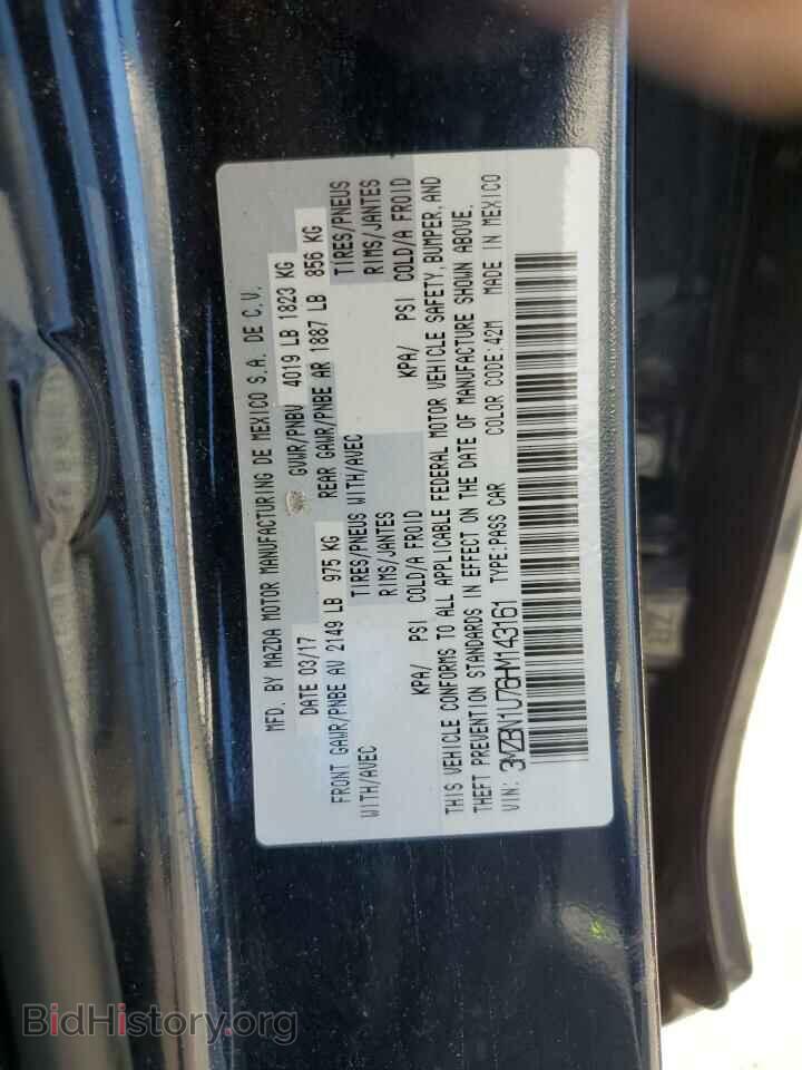 2017 MAZDA 3 - VIN: 3MZBN1U76HM143161 - Фото 12