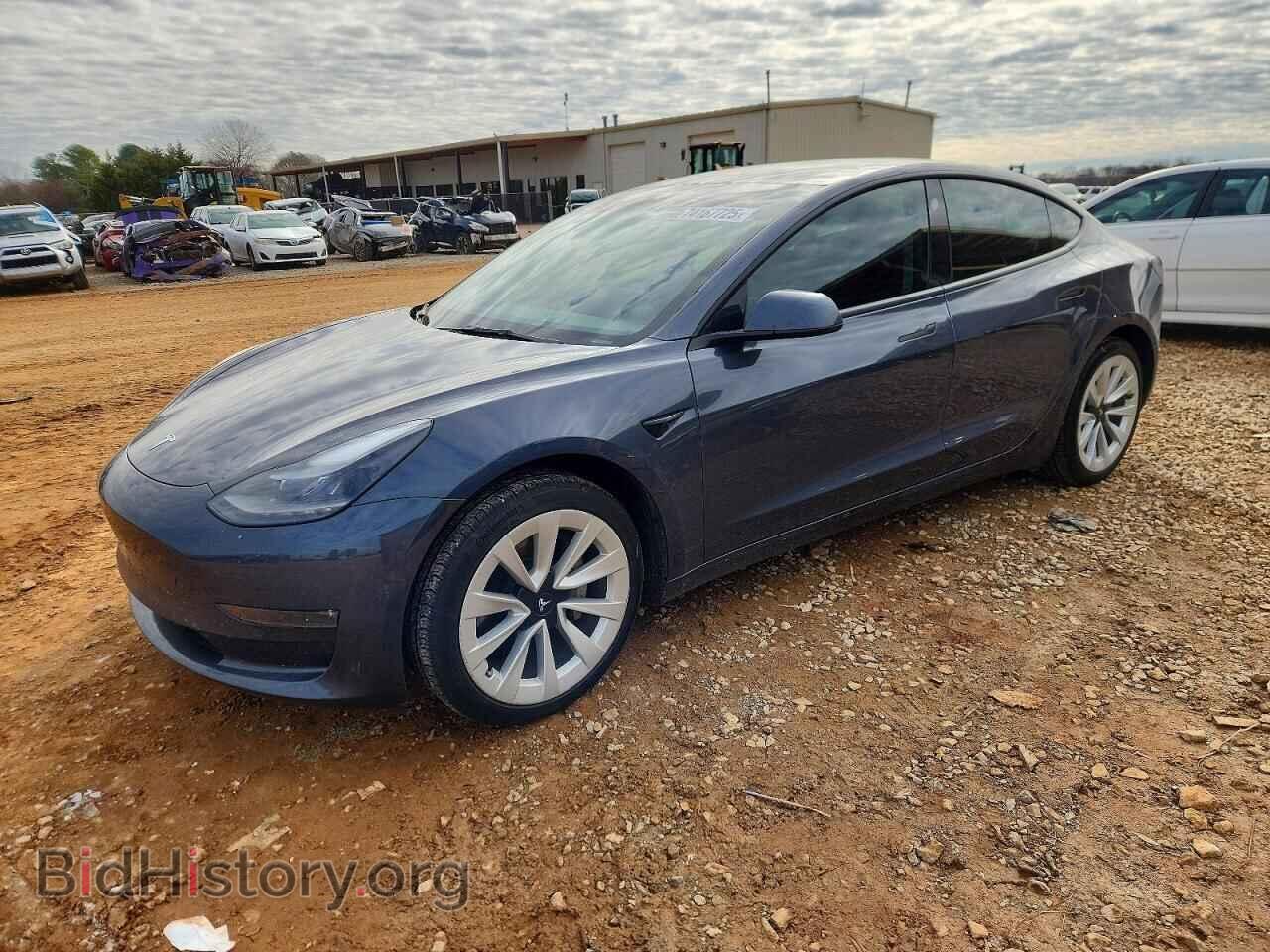 Photo 5YJ3E1EB0NF121747 - TESLA MODEL 3 2022