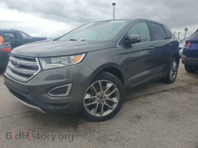 2015 Ford EDGE Titanium, серый — VIN 2FMPK4K97FBB82309, Copart