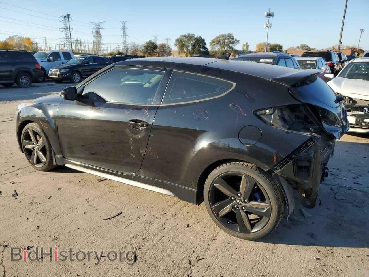 2014 HYUNDAI VELOSTER - VIN: KMHTC6AEXEU196204 - Фото 2