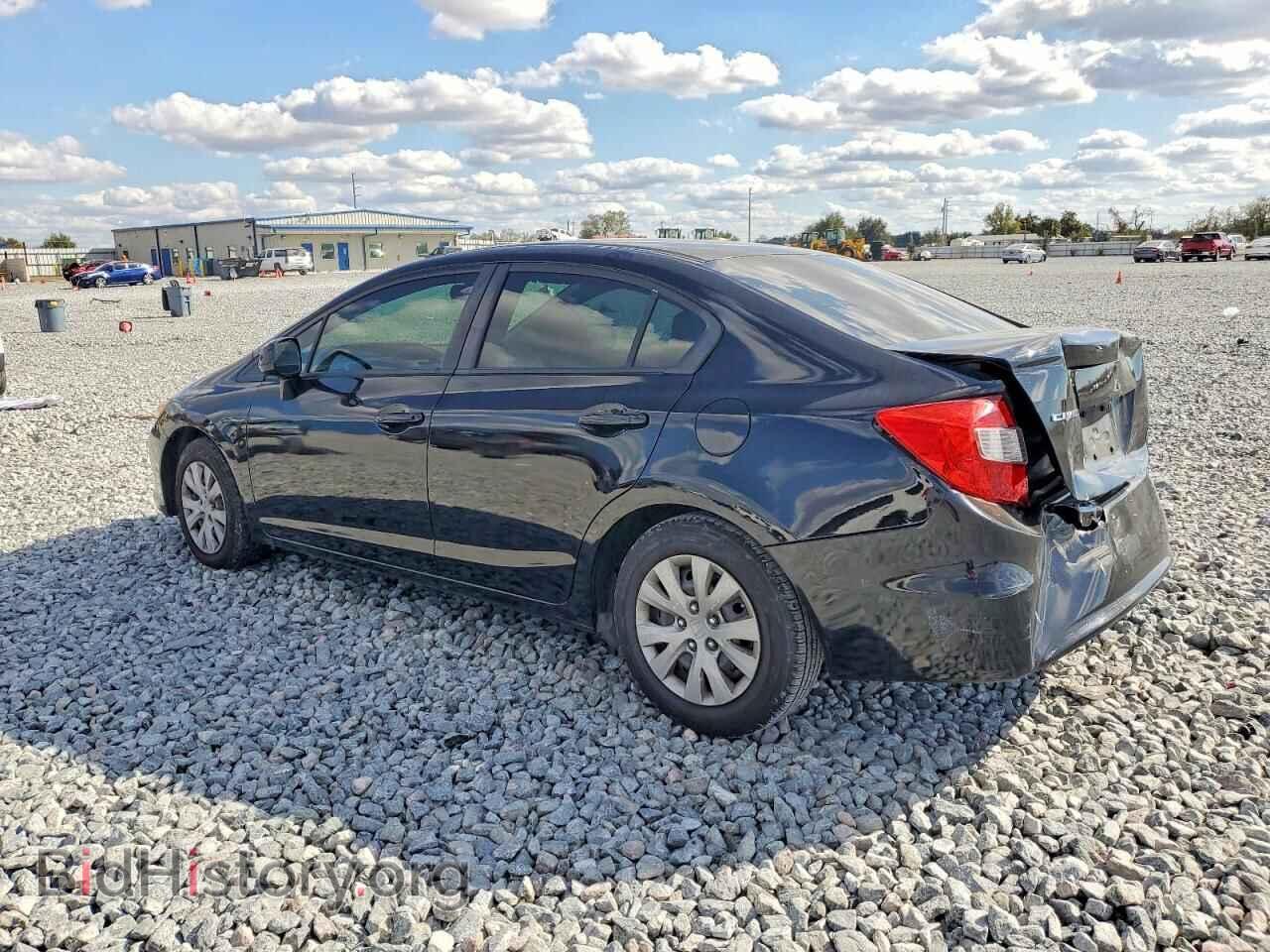 2012 HONDA CIVIC - VIN: 2HGFB2F52CH554662 - Фото 2