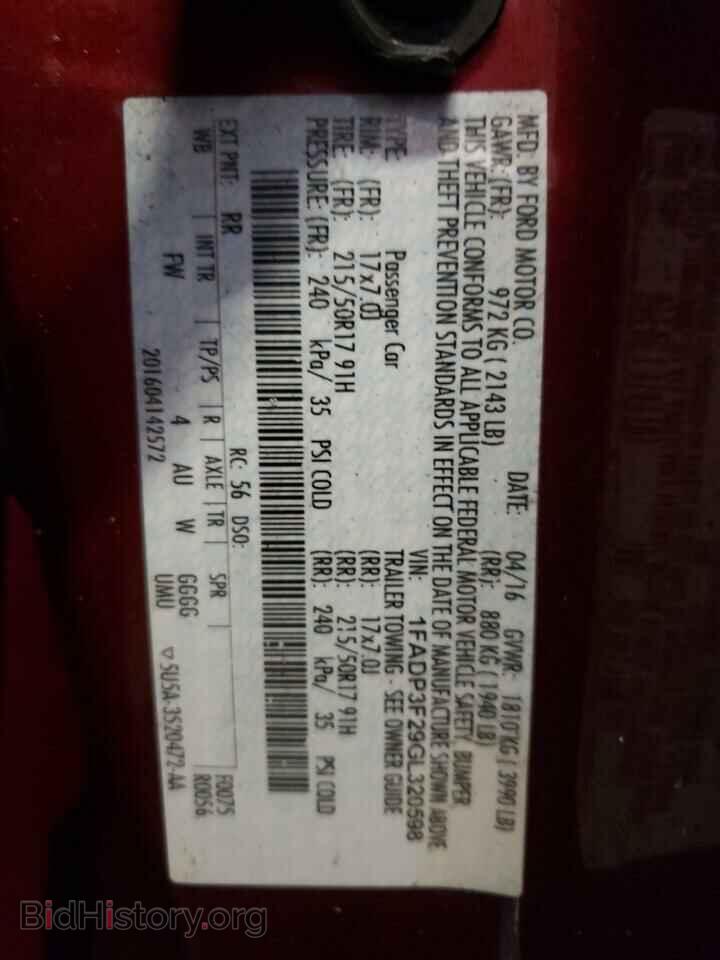 2016 FORD FOCUS - VIN: 1FADP3F29GL320598 - Photo 12