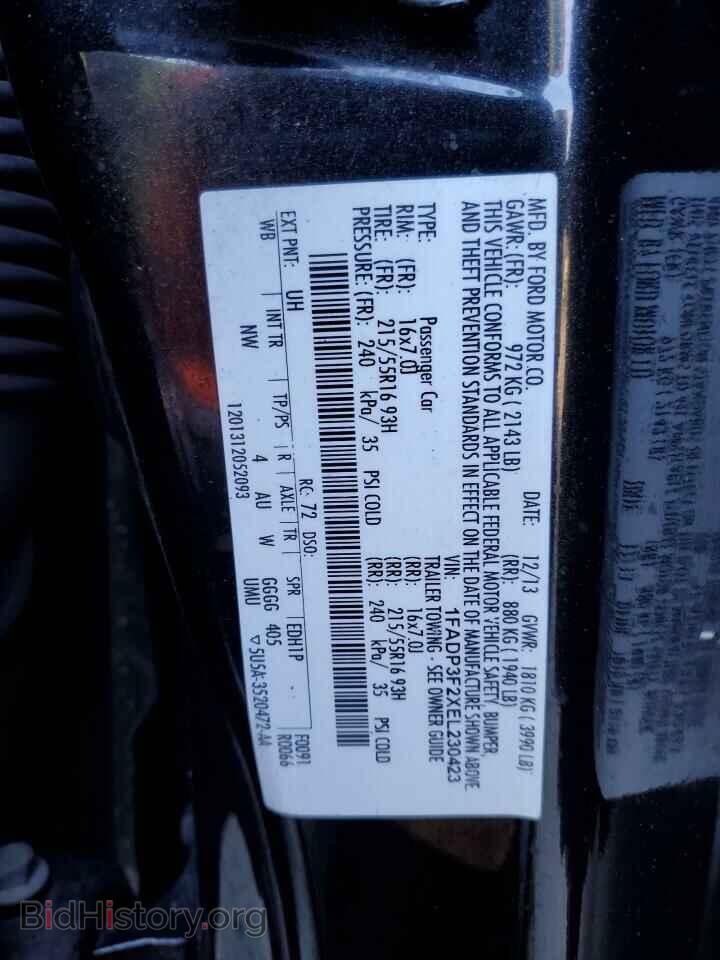 2014 FORD FOCUS - VIN: 1FADP3F2XEL230423 - Photo 12