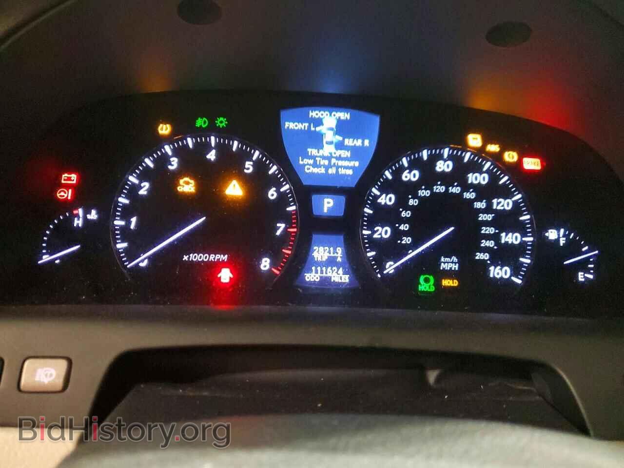 2007 LEXUS LS460 - VIN: JTHBL46F075033823 - Фото 9