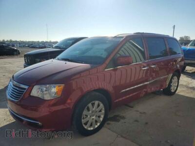 2016 Chrysler MINIVAN TOWN & COU, maroon — VIN 2C4RC1BG0GR282963, Copart