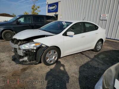 2015 Dodge DART SE, white — VIN 1C3CDFAA4FD277333, Copart