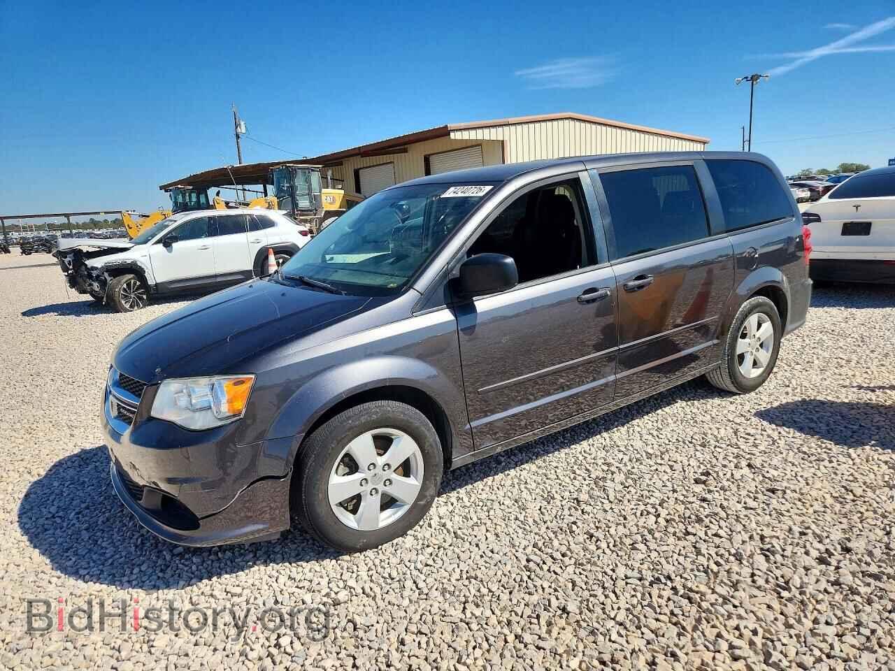 2016 Dodge CARAVAN SE (VIN 2C4RDGBG1GR397121) — фото 1 из 13, Copart, повреждение: бок