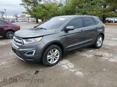 2017 Ford EDGE Edge SEL, серый — VIN 2FMPK4J98HBB40350, Copart