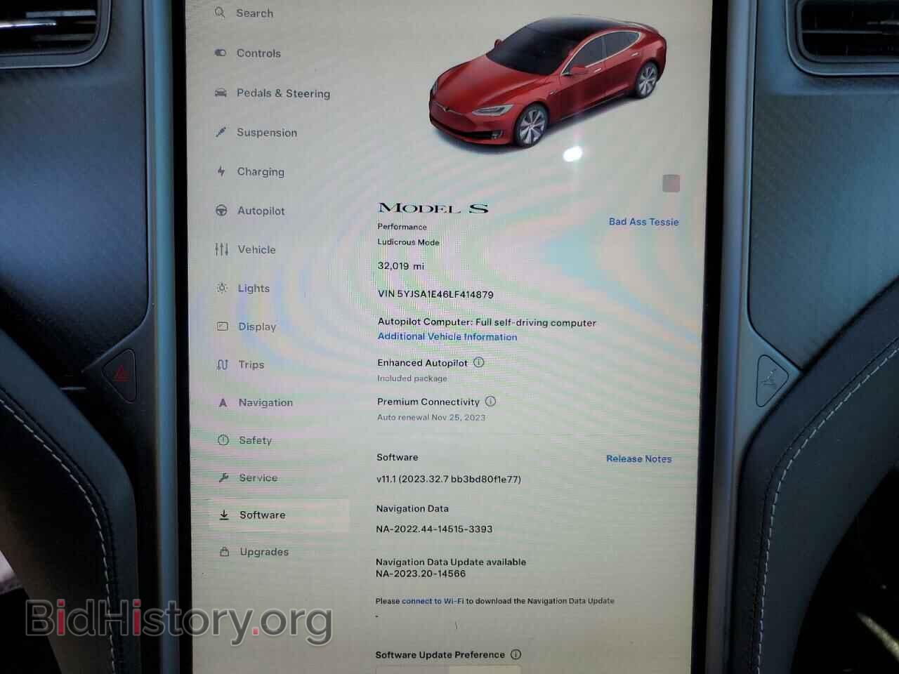2020 TESLA MODEL S - VIN: 5YJSA1E46LF414879 - Фото 9