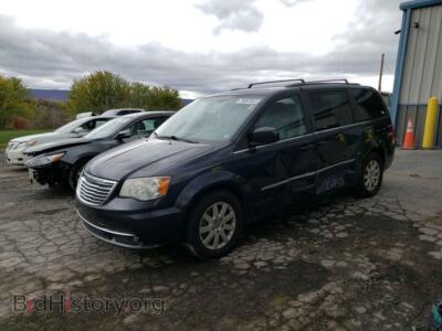2014 Chrysler MINIVAN Town & COU, blue — VIN 2C4RC1BG7ER436999, Copart