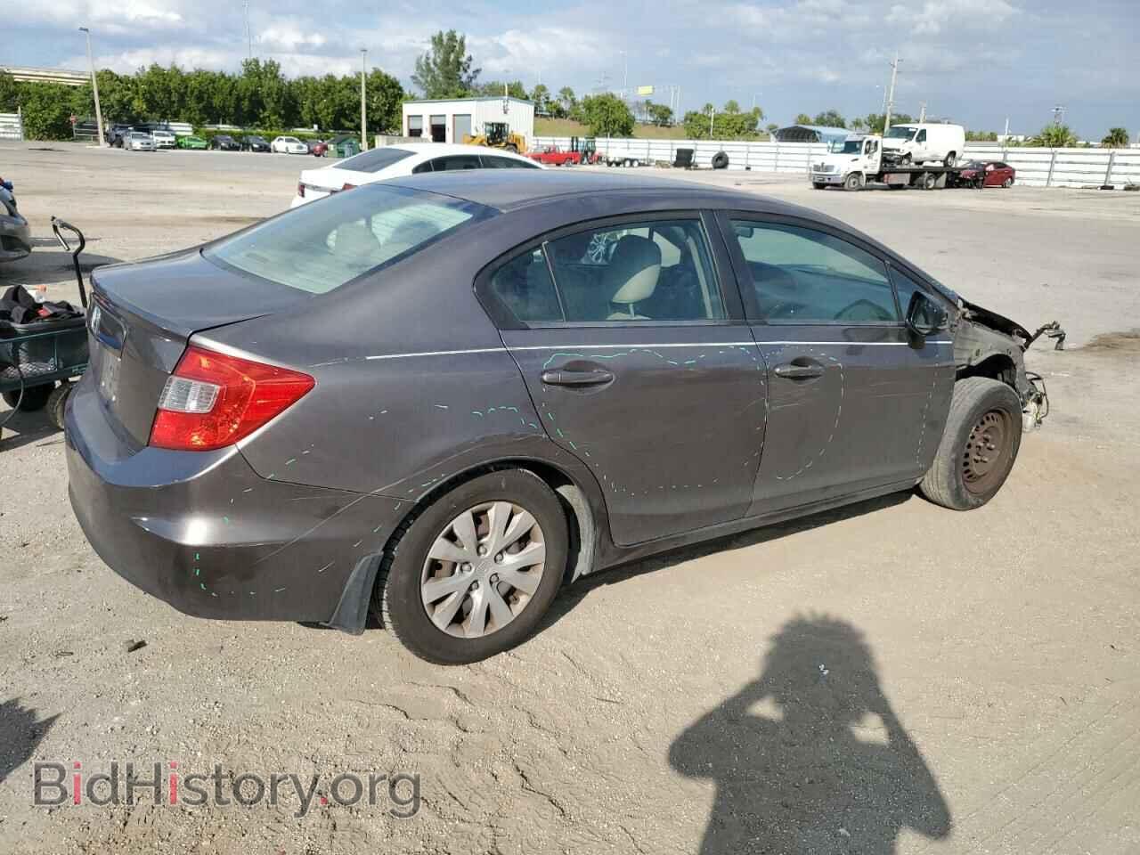 2012 HONDA CIVIC - VIN: 19XFB2F54CE067165 - Фото 3