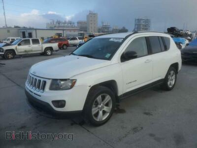 2015 Jeep COMPASS Sport, white — VIN 1C4NJCBB3FD420355, Copart