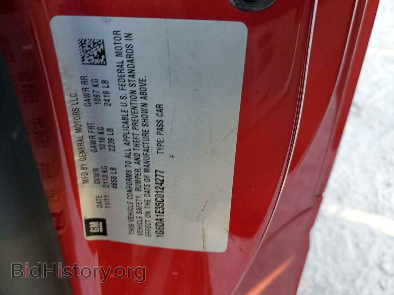 2012 CADILLAC CTS - VIN: 1G6DA1E35C0124277 - Фото 12