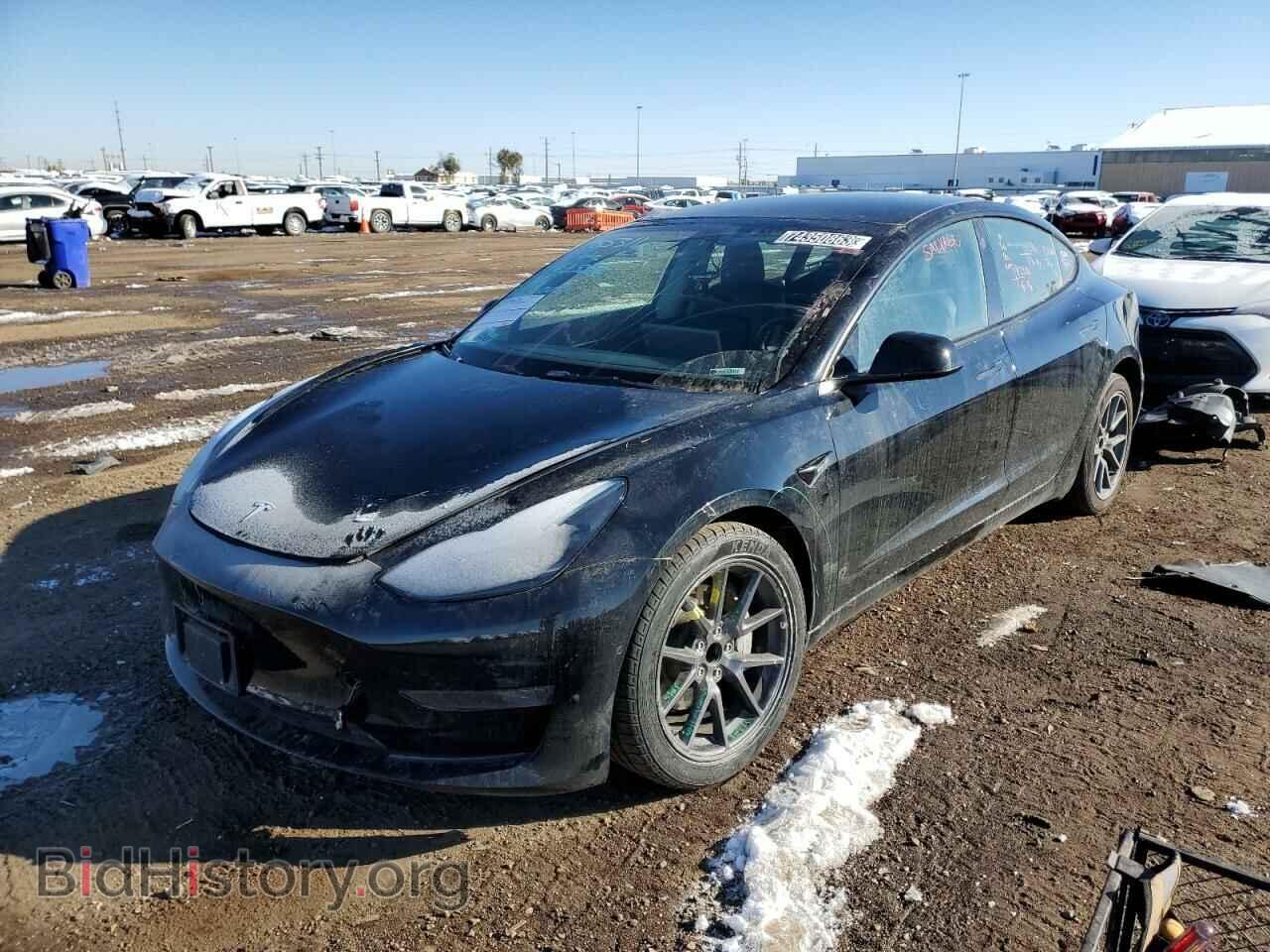 Photo 5YJ3E1EA9NF185311 - TESLA MODEL 3 2022