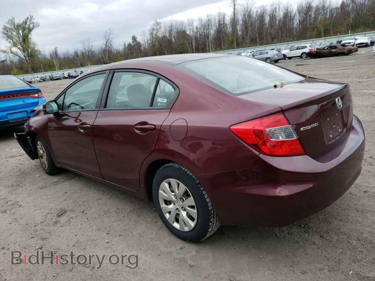 2012 HONDA CIVIC - VIN: 2HGFB2F52CH512623 - Фото 2