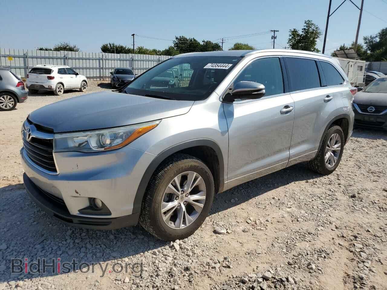 Photo 5TDKKRFH5FS053609 - TOYOTA HIGHLANDER 2015