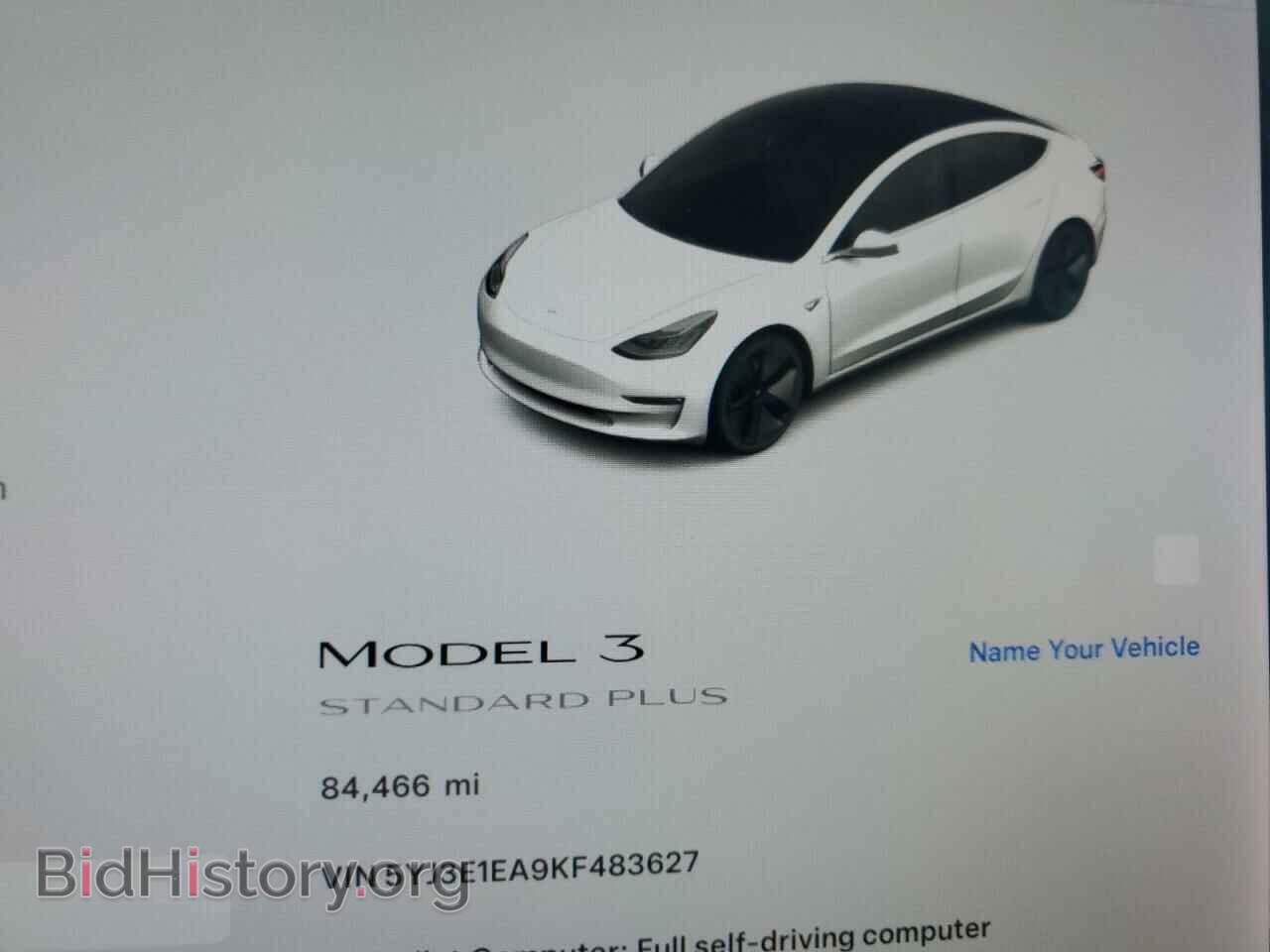 2019 TESLA MODEL 3 - VIN: 5YJ3E1EA9KF483627 - Фото 9