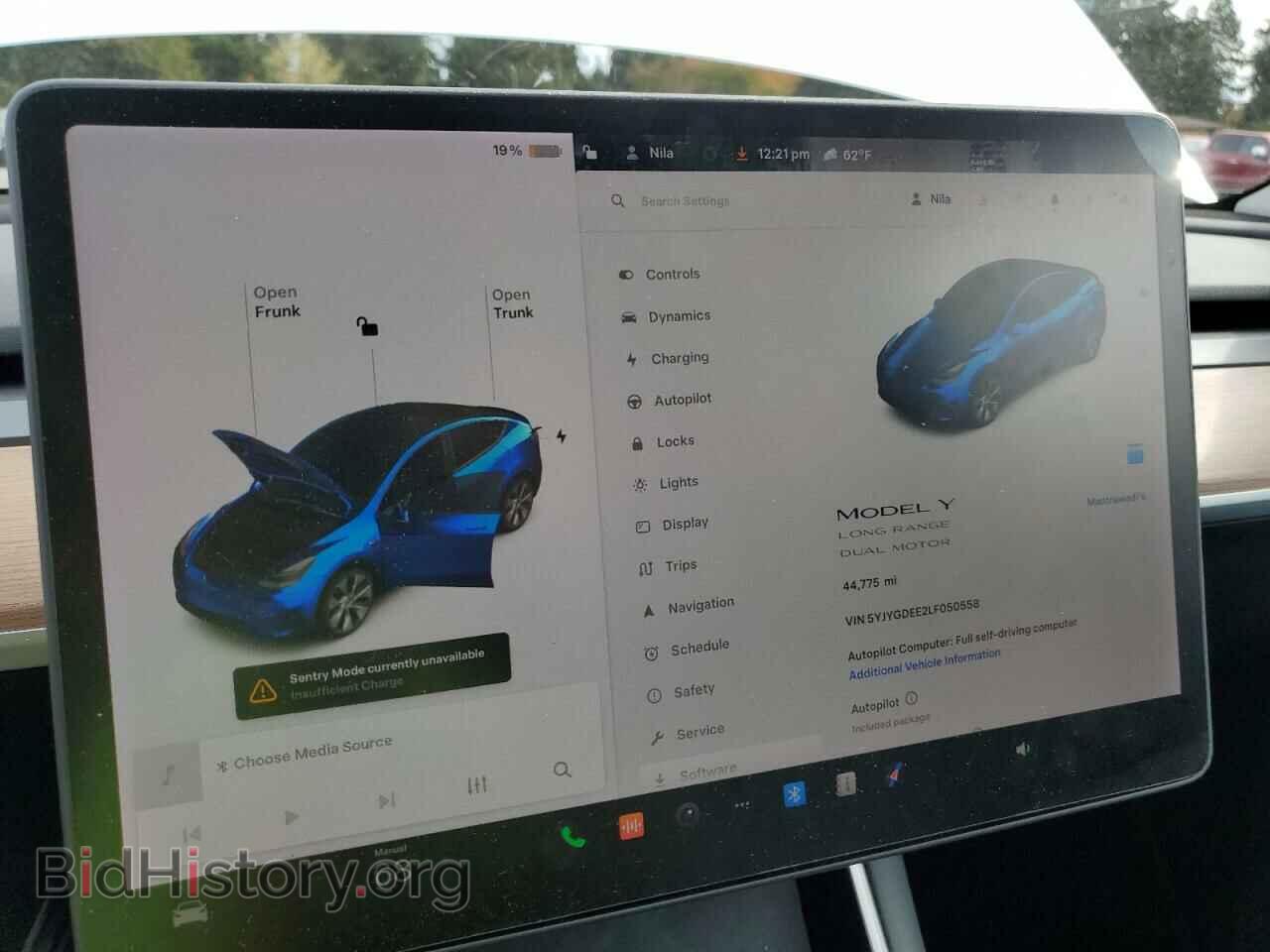 2020 TESLA MODEL Y - VIN: 5YJYGDEE2LF050558 - Фото 9