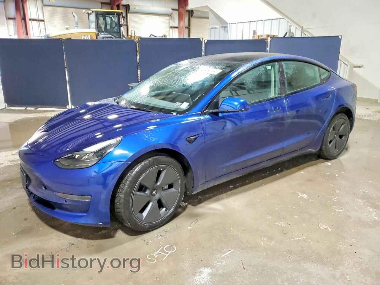Photo 5YJ3E1EA3NF372172 - TESLA MODEL 3 2022