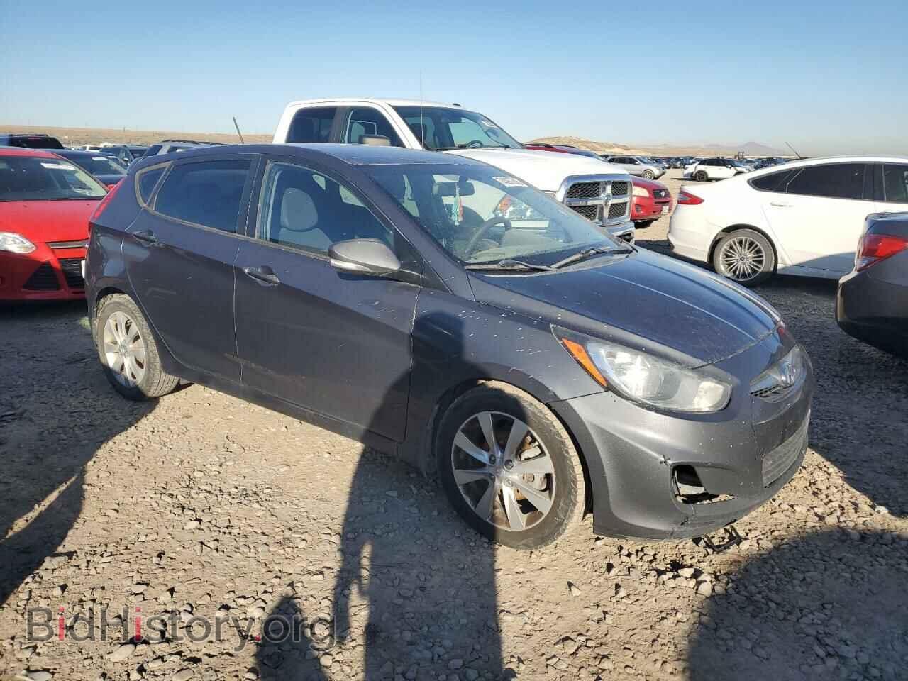 2013 HYUNDAI ACCENT - VIN: KMHCU5AE0DU072710 - Фото 4