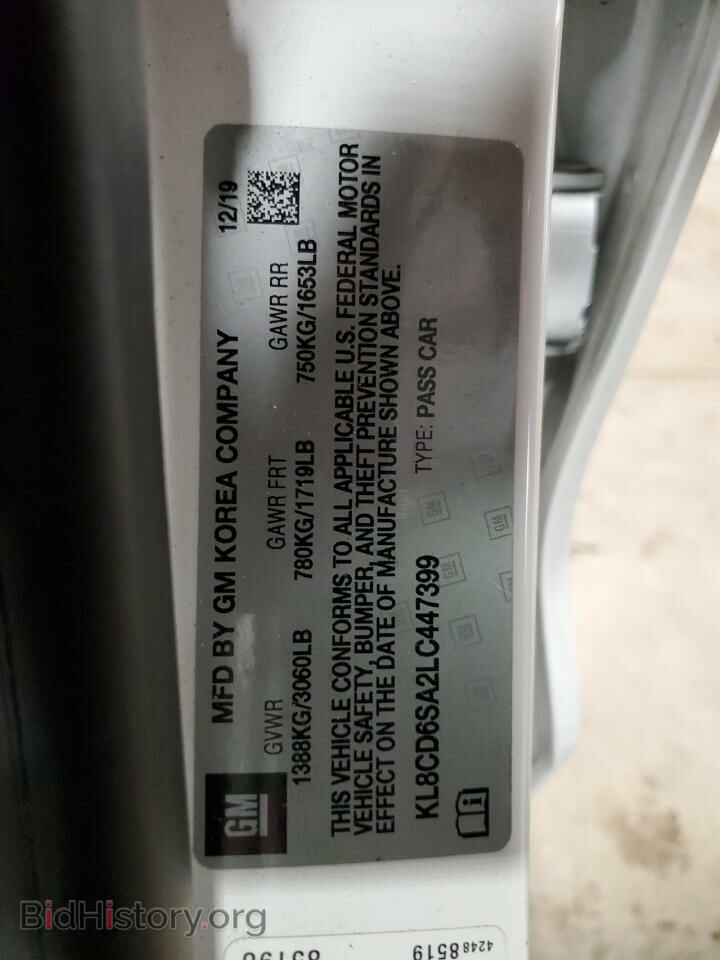 2020 CHEVROLET SPARK - VIN: KL8CD6SA2LC447399 - Фото 13