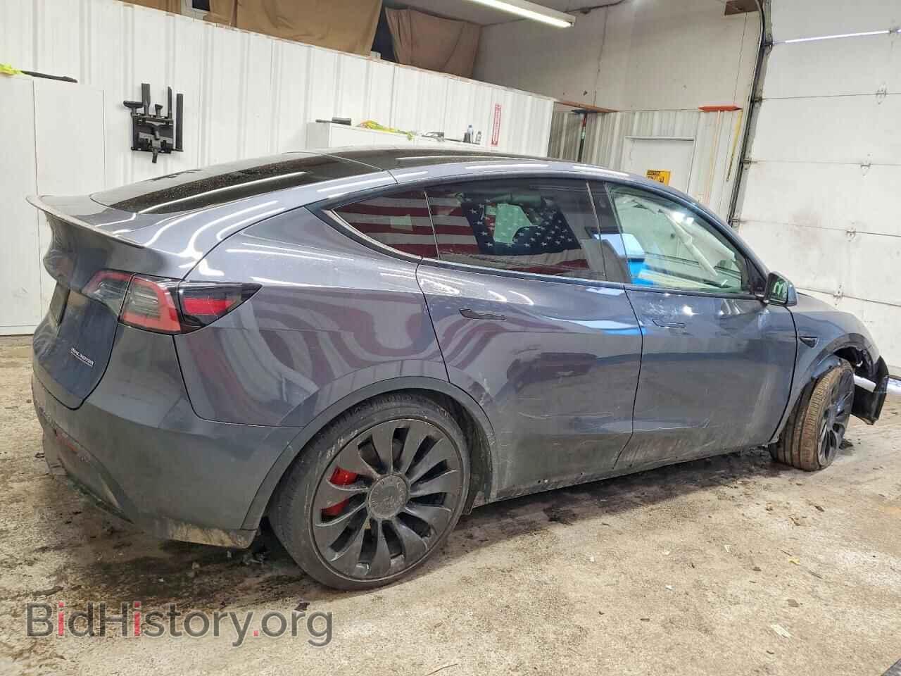 2022 TESLA MODEL Y - VIN: 7SAYGDEF3NF446593 - Фото 3