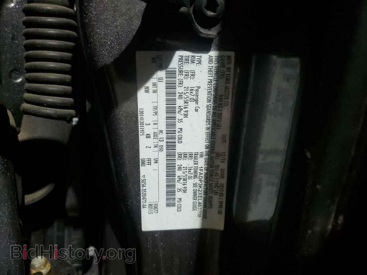 2014 FORD FOCUS - VIN: 1FADP3K2XEL463708 - Photo 12