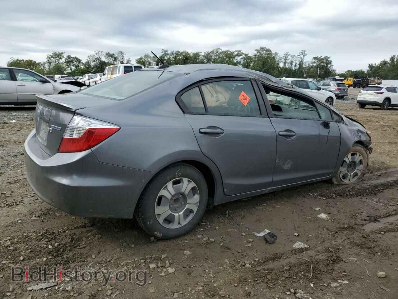 2012 HONDA CIVIC - VIN: JHMFB4F34CS005898 - Фото 3