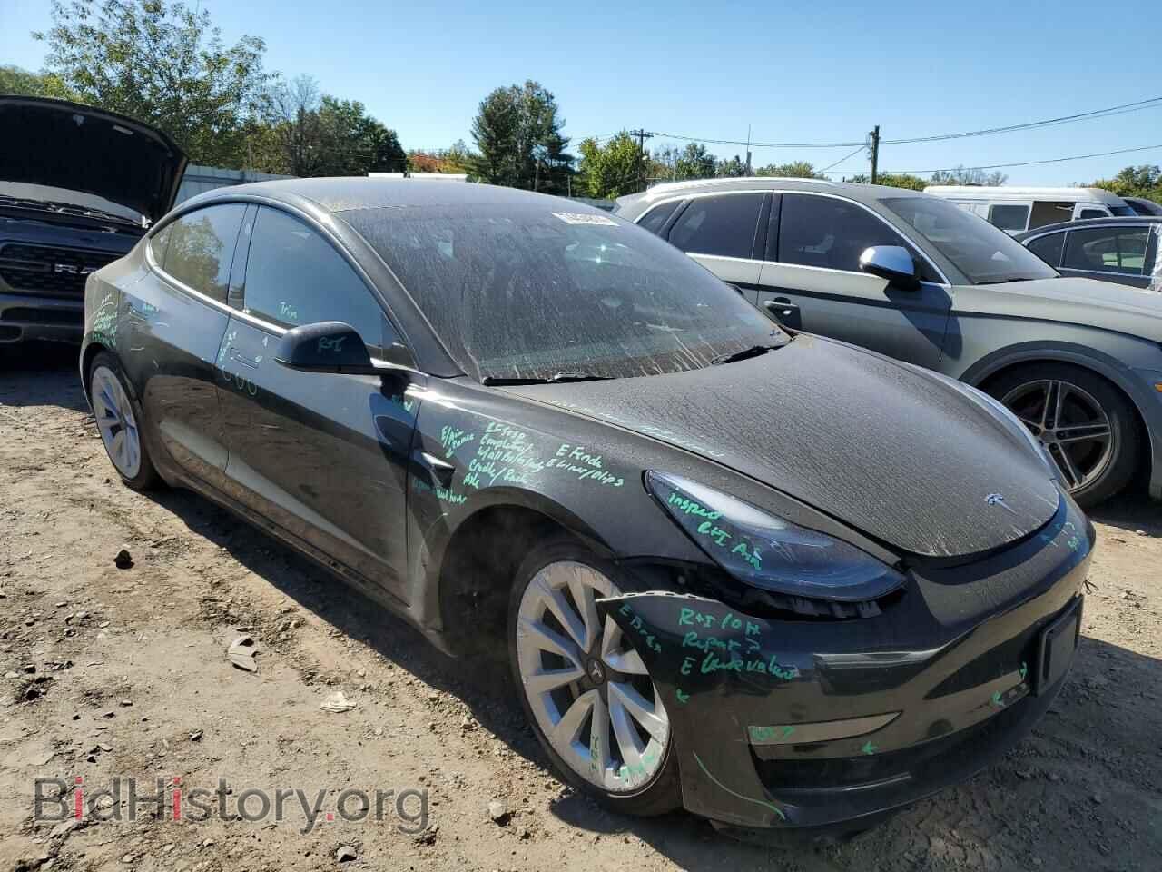 2022 TESLA MODEL 3 - VIN: 5YJ3E1EB7NF191665 - Фото 4