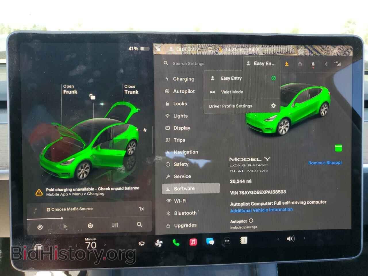 2023 TESLA MODEL Y - VIN: 7SAYGDEEXPA158593 - Photo 9
