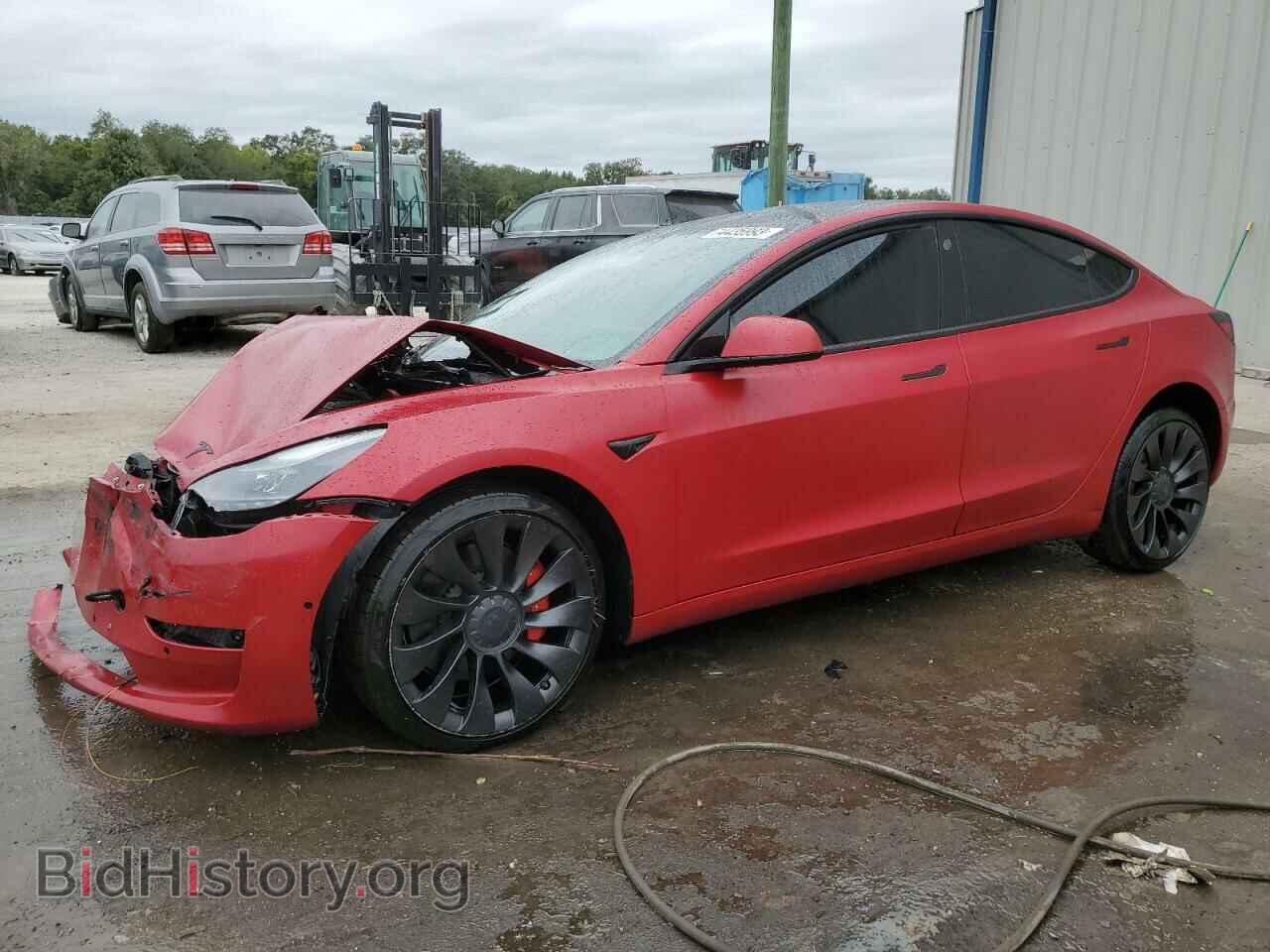 Photo 5YJ3E1EC6MF094819 - TESLA MODEL 3 2021