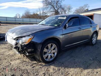 2013 Chrysler 200 Touring, gray — VIN 1C3CCBBB8DN634829, Copart