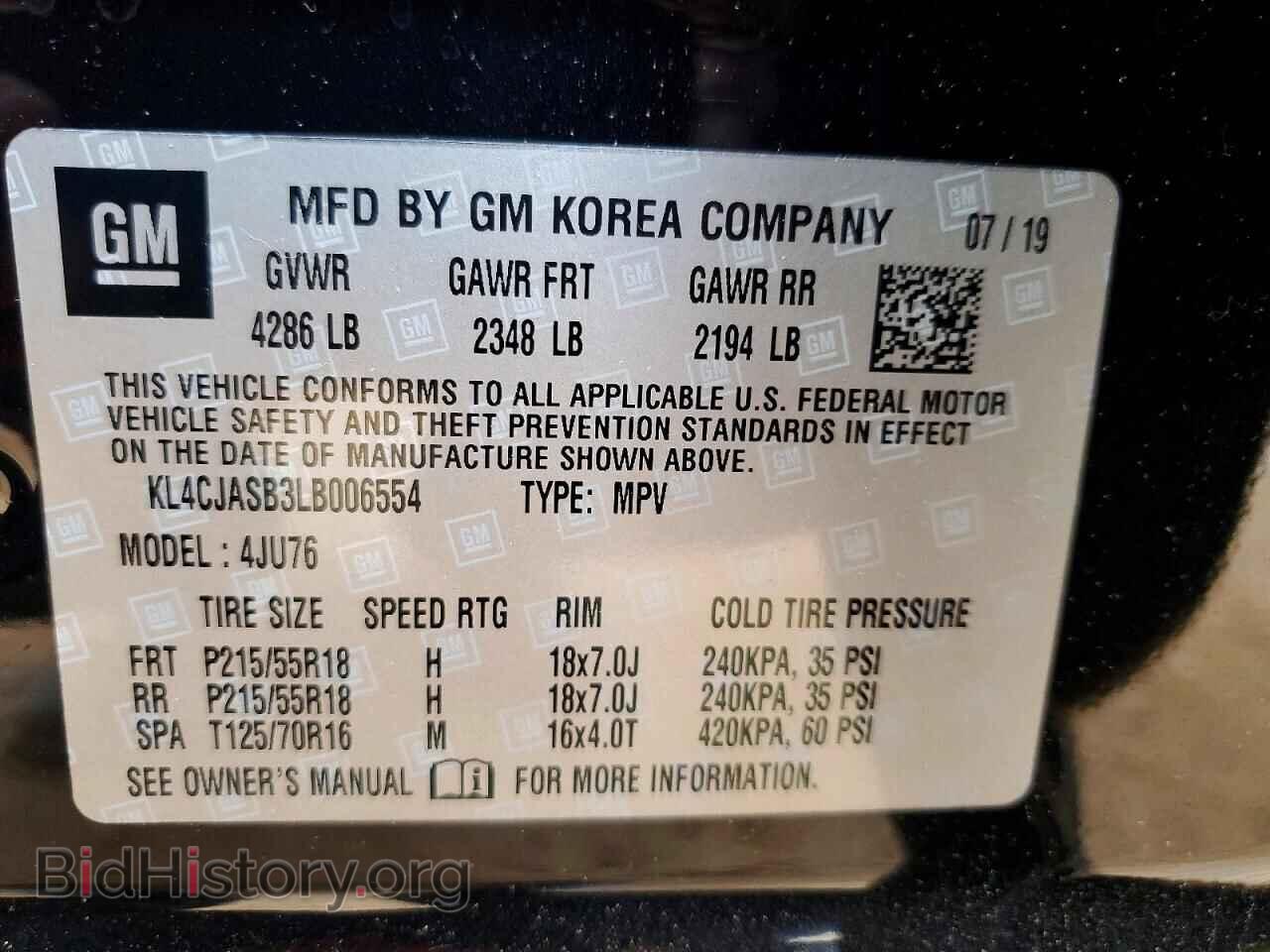2020 BUICK ENCORE - VIN: KL4CJASB3LB006554 - Photo 13