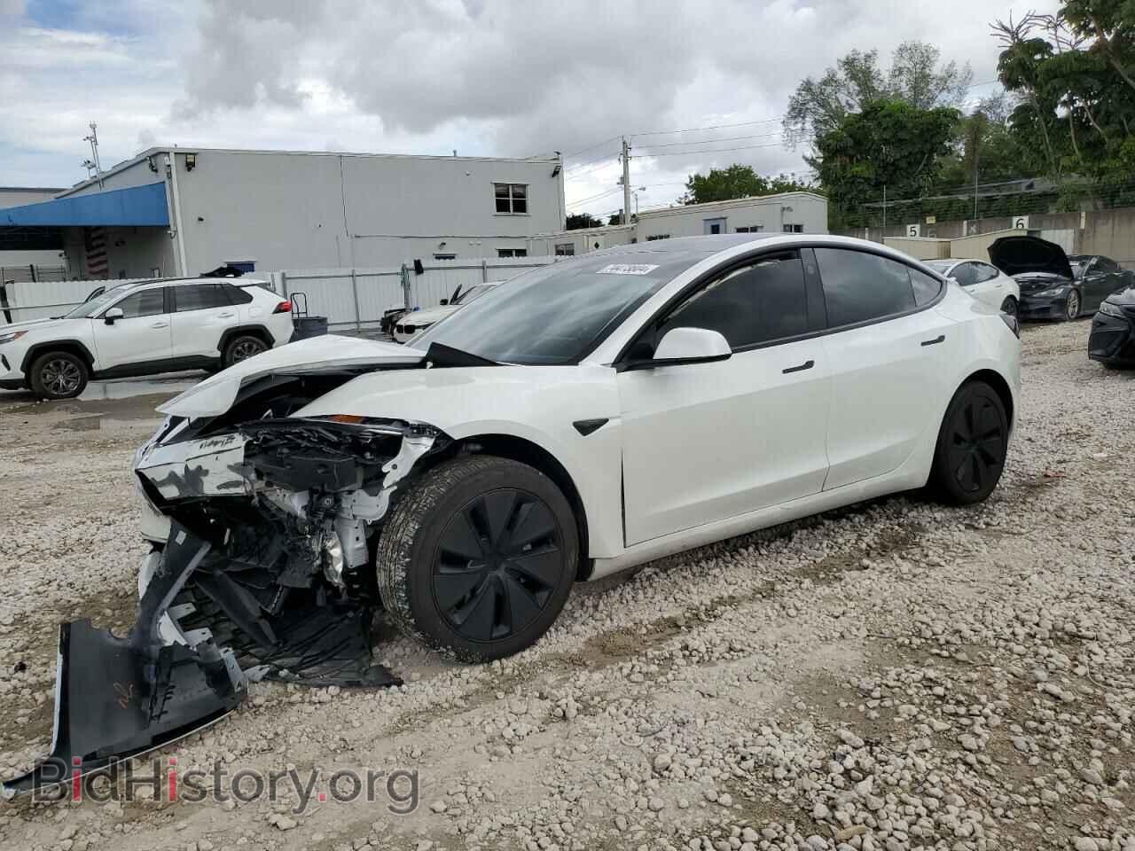 Photo 5YJ3E1EA3RF728612 - TESLA MODEL 3 2024