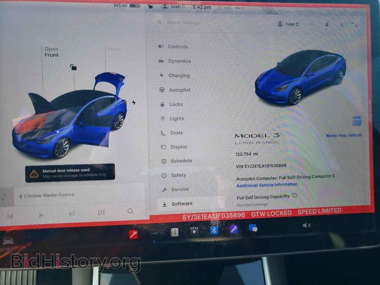 2018 TESLA MODEL 3 - VIN: 5YJ3E1EA1JF035896 - Photo 9