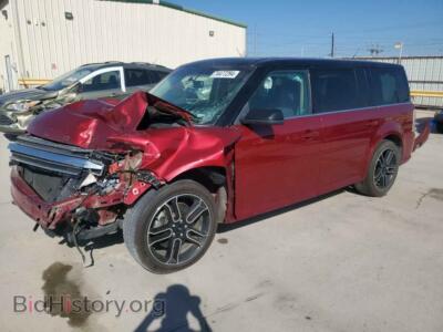 2014 Ford FLEX SEL, red — VIN 2FMGK5C80EBD11775, Copart