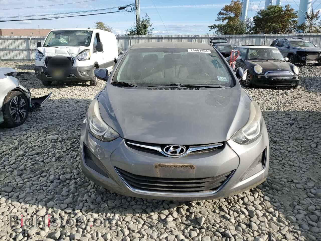 2014 HYUNDAI ELANTRA - VIN: 5NPDH4AE1EH508631 - Фото 5