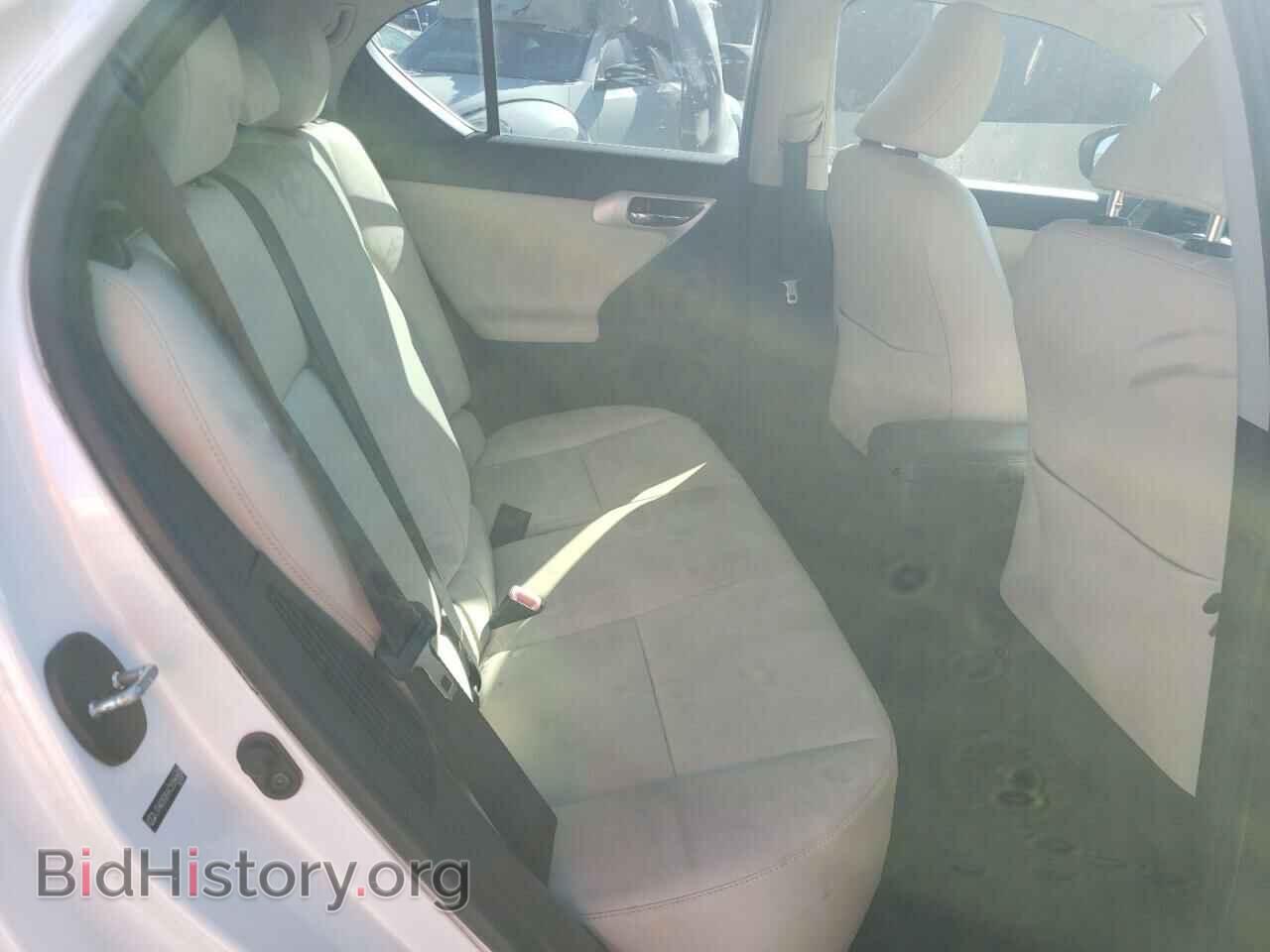 2012 LEXUS CT 200 - VIN: JTHKD5BH6C2086600 - Фото 10